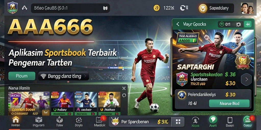 Screenshot AA666 menampilkan momen taruhan yang mendebarkan di Sportsbook.