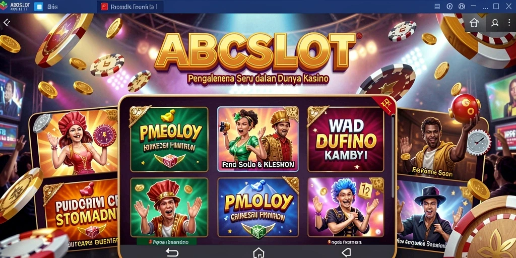 Screenshot gameplay ABCSLOT menampilkan keseruan permainan Kasino.