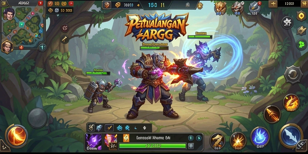 Tampilan gameplay <strong>ADG62</strong> yang memukau dengan aksi pertarungan seru.