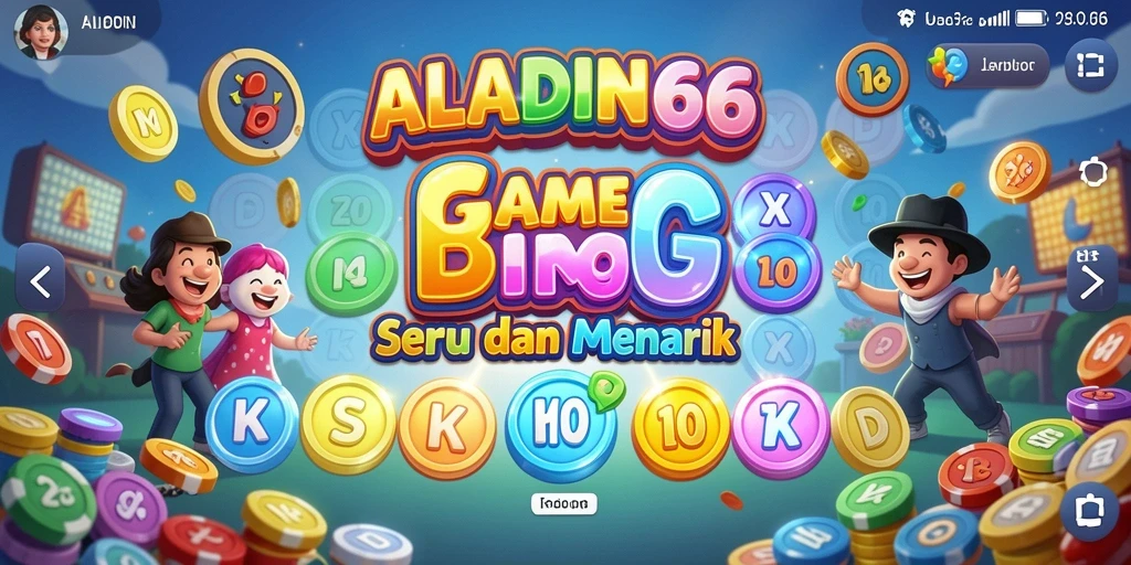Screenshot utama ALADIN66 menampilkan gameplay Bingo yang seru dan interaktif.