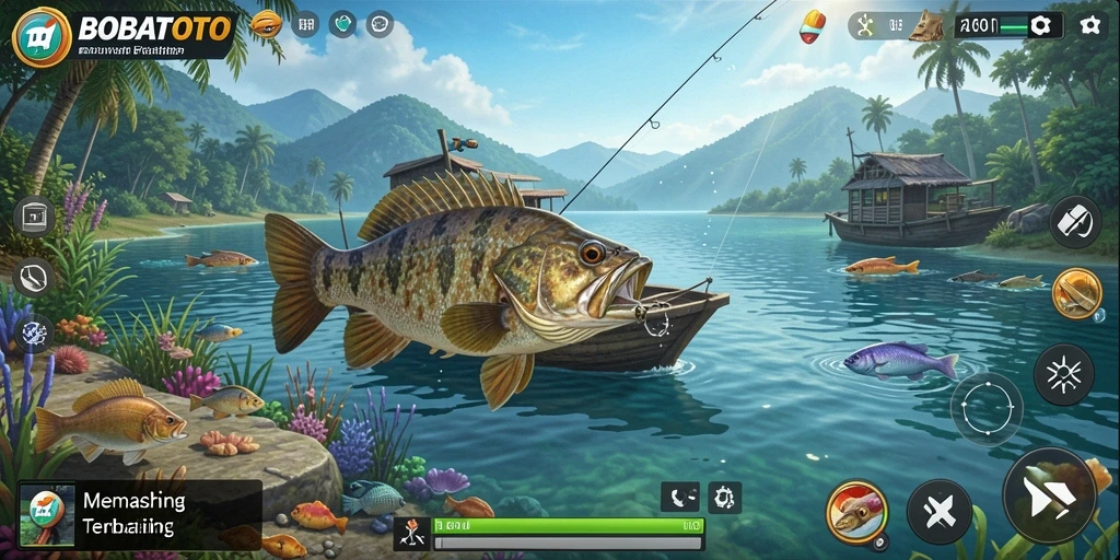 Tangkapan ikan besar dalam gameplay BOBATOTO yang menantang.
