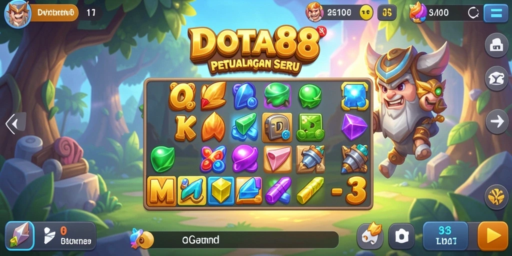 Tampilan gameplay DOTA88 yang menarik dan penuh warna.