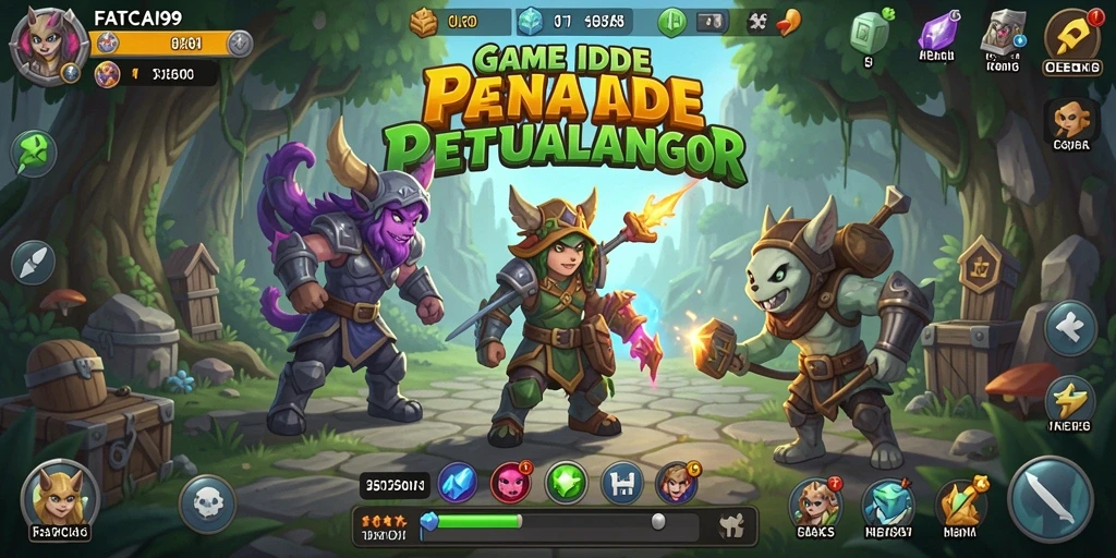 Tampilan menarik dari gameplay FATCAI99 yang memukau.