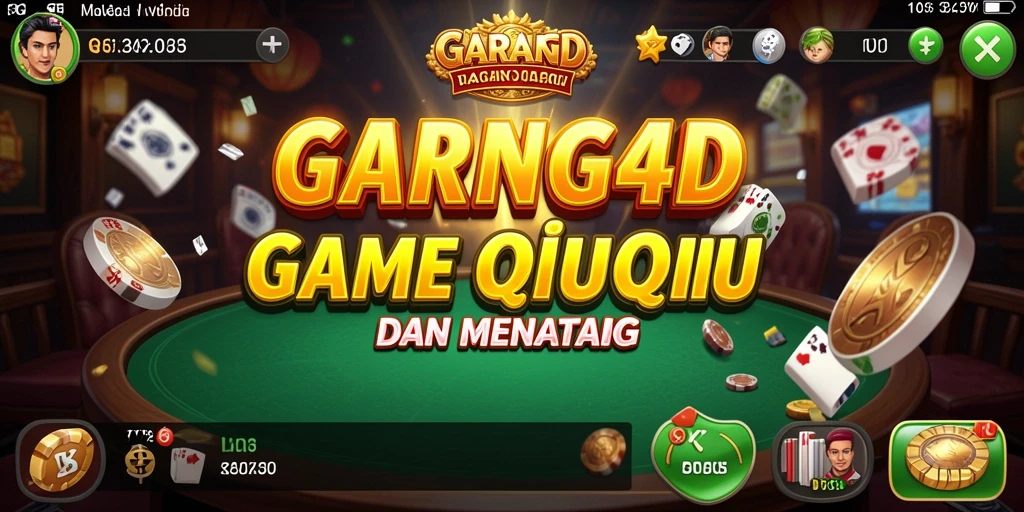 Screenshot utama GARANG4D dengan gameplay QiuQiu yang menggugah.