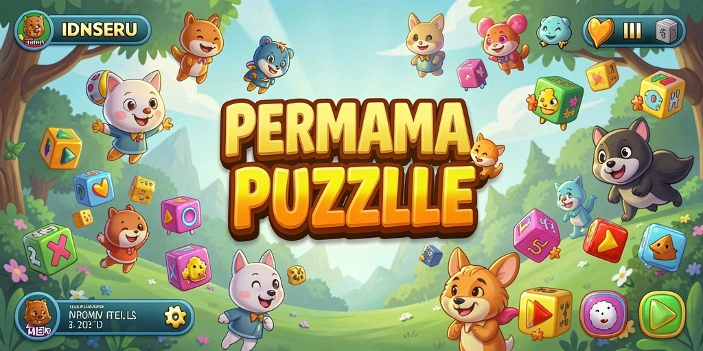Screenshot gameplay IDNSERU menampilkan teka-teki yang menarik dan interaktif.
