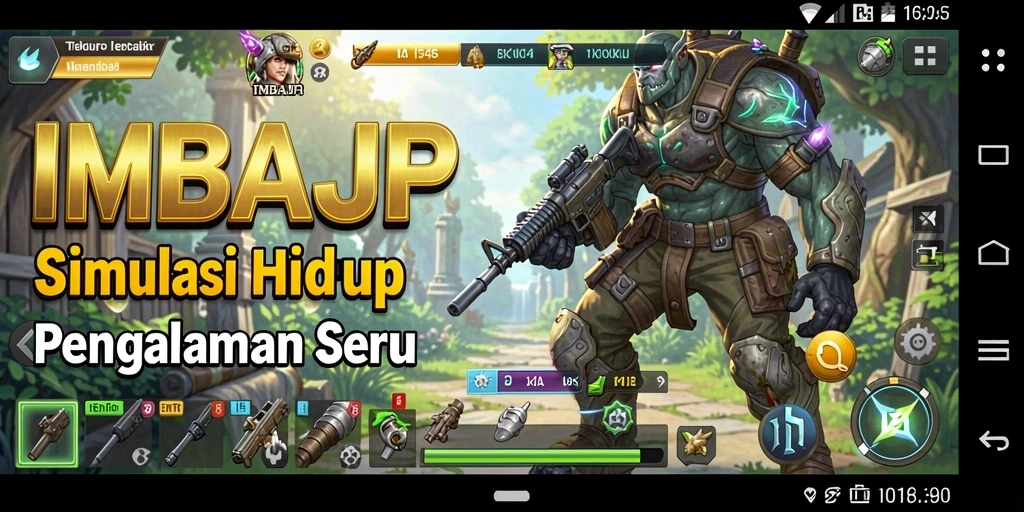 Tangkapan layar gameplay IMBAJP dengan pengalaman simulasi yang mendalam.