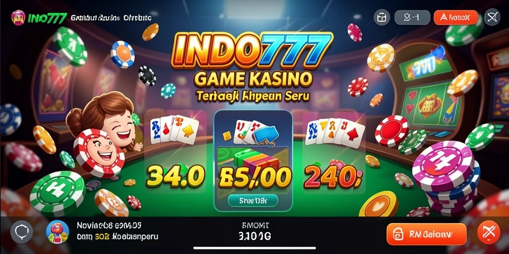 Gameplay Kasino yang seru dengan grafis menawan di INDO777.