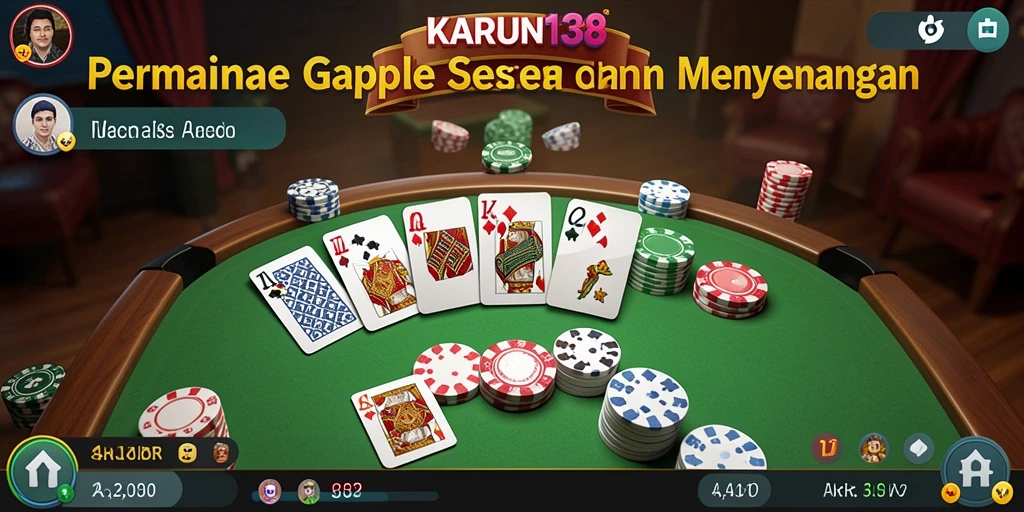 Tampilan seru saat bermain GAPLE di KARUN138.