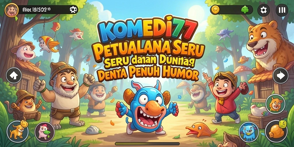 Tangkapan layar utama dari gameplay ARPG yang penuh tawa.