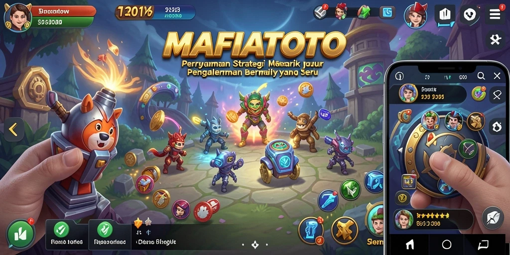 Tangkapan layar gameplay MAFIATOTO menampilkan serunya strategi yang diterapkan.