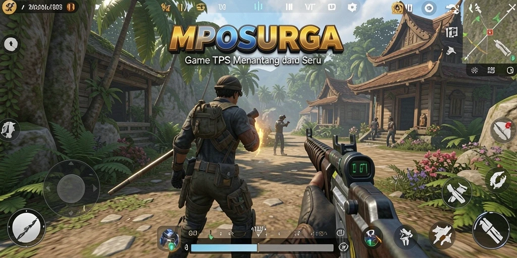 Tampilan gameplay MPOSURGA yang seru dan menantang.