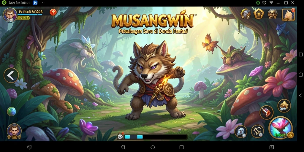 Gameplay seru dan menegangkan di dunia petualangan MUSANGWIN.