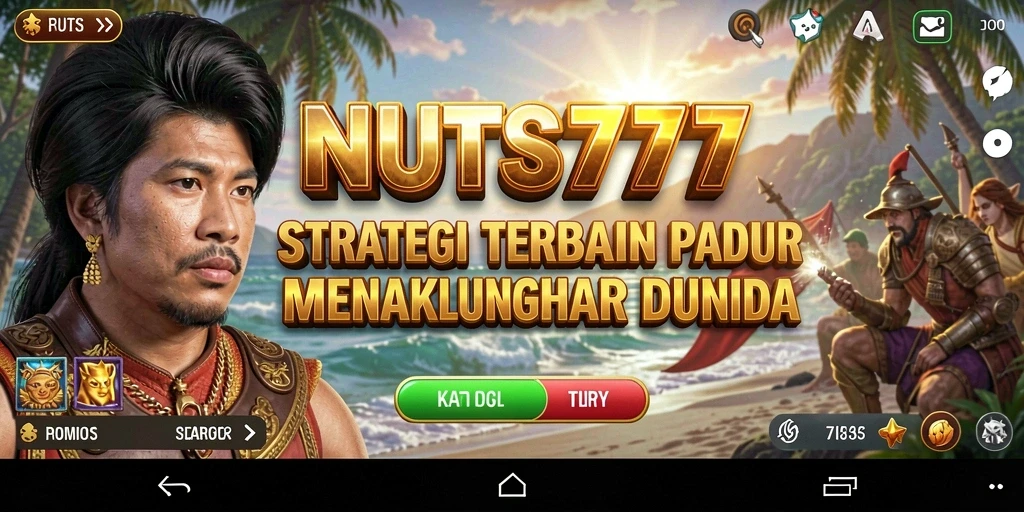 Tampilan gameplay <strong>NUTS777</strong> dengan aksi strategis yang mendebarkan.