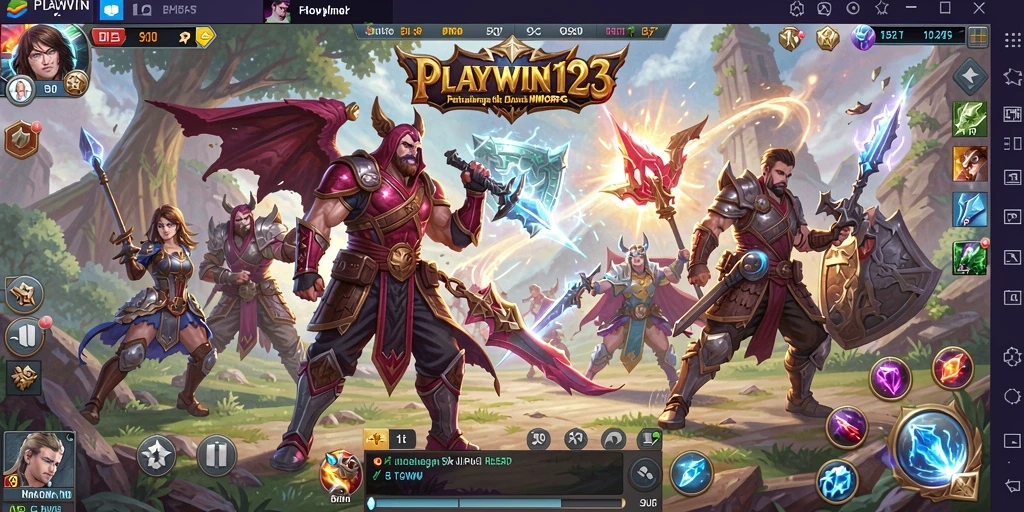 Tampilan gameplay PLAYWIN123 yang menakjubkan dalam dunia MMORPG.