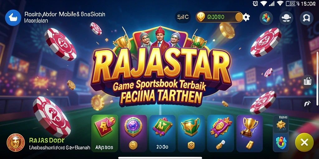 Tampilan gameplay Sportsbook yang mengasyikkan di RAJASTAR.