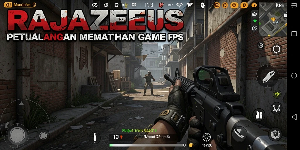 Gameplay mengesankan RAJAZEUS dengan aksi menembak yang intens.