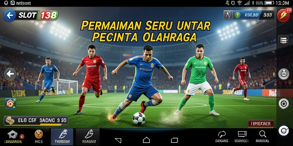 Tangkapan layar dari gameplay olahraga yang menarik di SLOT138.