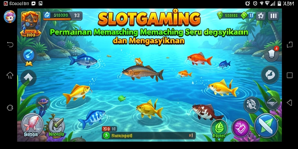 Gameplay menarik dari SLOTGAMING yang menampilkan aksi memancing seru.