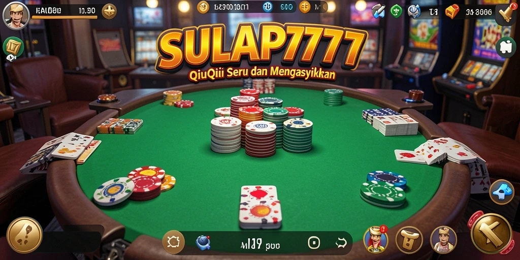 Gameplay SULAP777 menampilkan momen seru permainan QiuQiu.