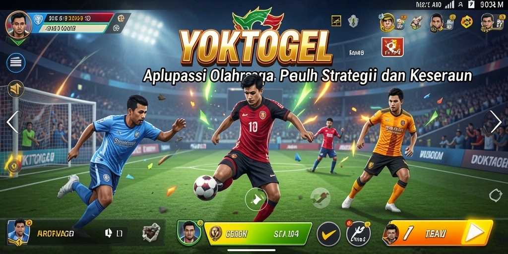 Tampilan menakjubkan YOKTOGEL saat pemain bersaing dalam pertandingan.